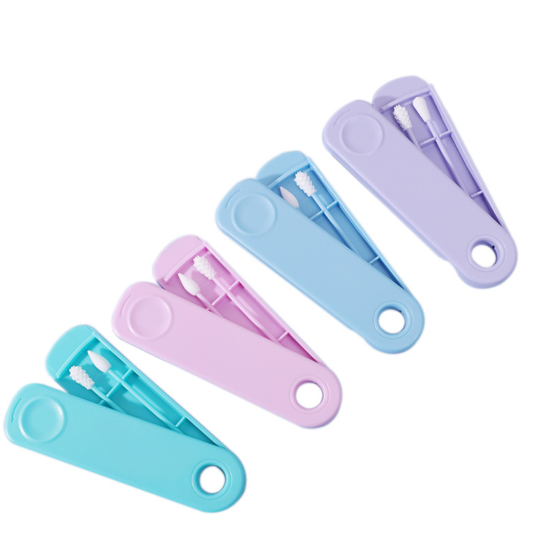 2pcs Silicone Reusable Cotton Swabs Washable Ear Buds - Image 3