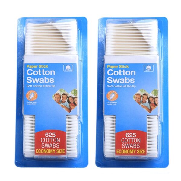 Custom Blister Card Packaging Cotton Swabs (500-700 Count)