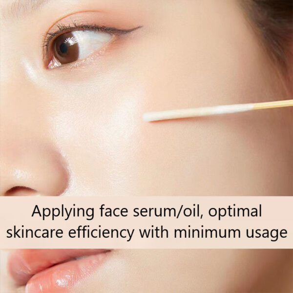 Cosmetic Cotton Swabs for Applying Face Serum (Thin/Thick Cotton Tip, 30/60pcs per pack) - Image 6