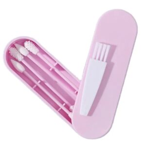 4pcs Reusable Cotton Swabs Silicone Tip Washable Ear Buds