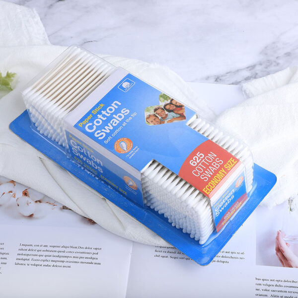 Custom Blister Card Packaging Cotton Swabs (500-700 Count) - Image 3