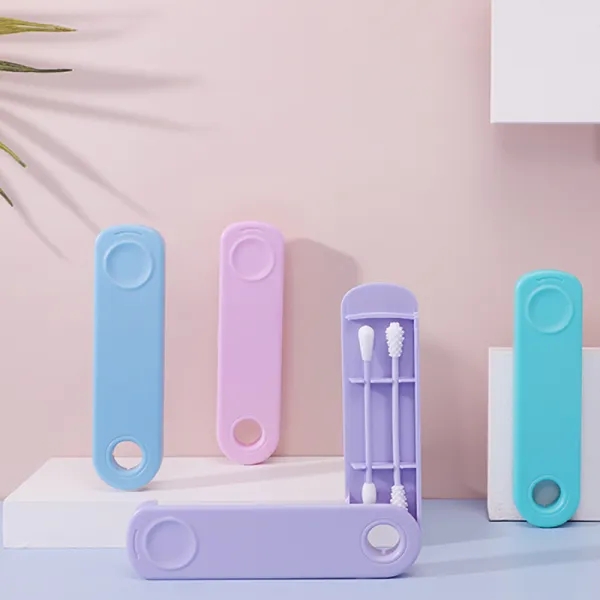 2pcs Silicone Reusable Cotton Swabs Washable Ear Buds - Image 10