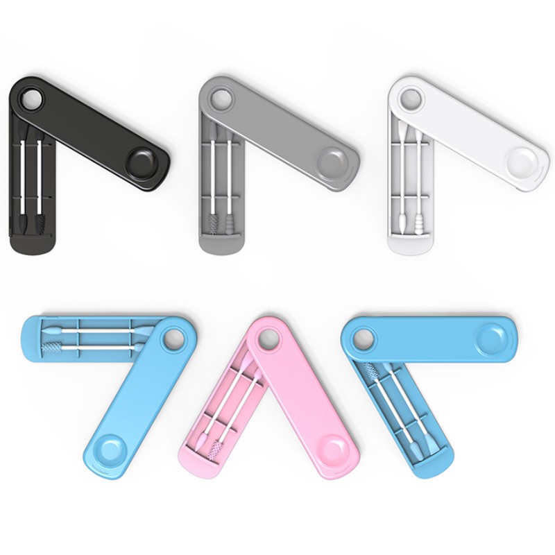 Custom Label 2pcs Silicone Reusable Cotton Swabs Washable Ear Buds - Image 6