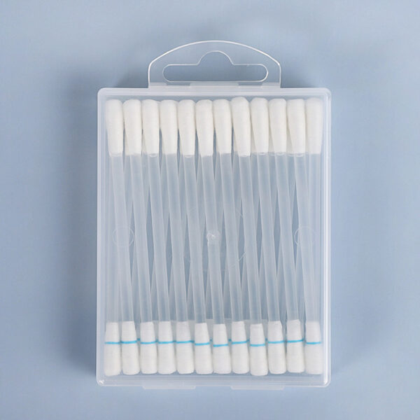 Makeup Remover/Corrector Liquid Cotton Swabs 25 Count Individual Packaging in Custom Plastic Box - Image 6