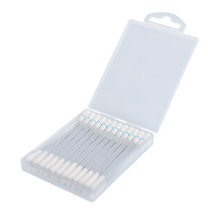 Makeup Remover/Corrector Liquid Cotton Swabs 25 Count Individual Packaging in Custom Plastic Box