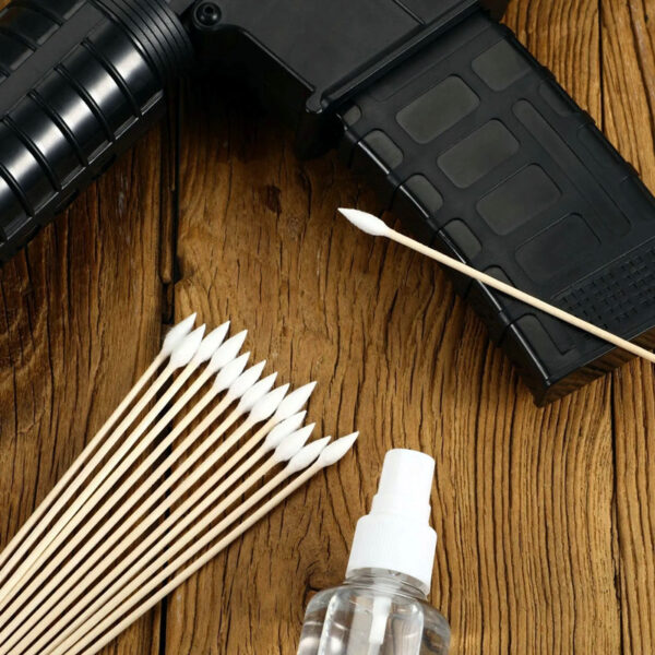 6 inch Pointed Tip Wooden Stick Cotton Tipped Applicator - Image 11