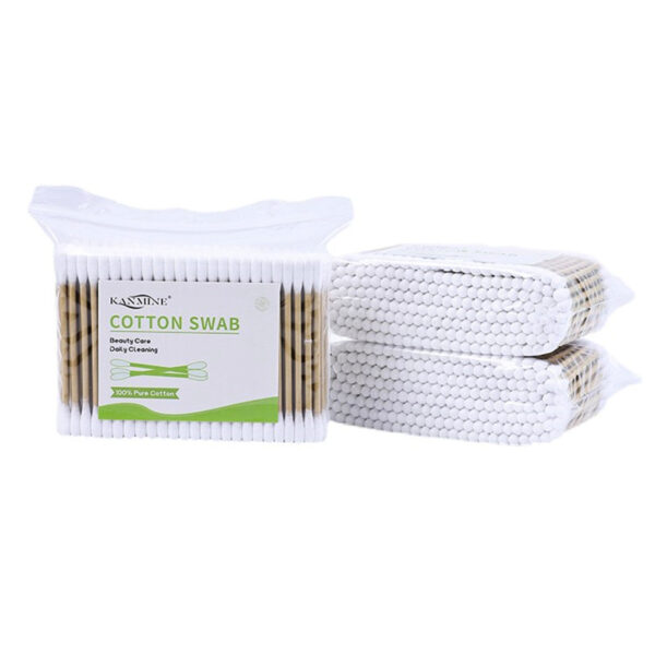 Zip Bag Brown Paper Stick Cotton Swabs (100/200/300/400 Count) - Image 5