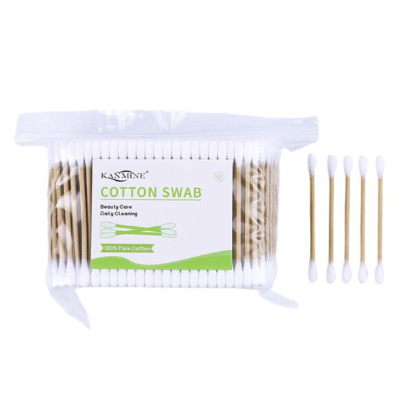 Zip Bag Brown Paper Stick Cotton Swabs (100/200/300/400 Count) - Image 14