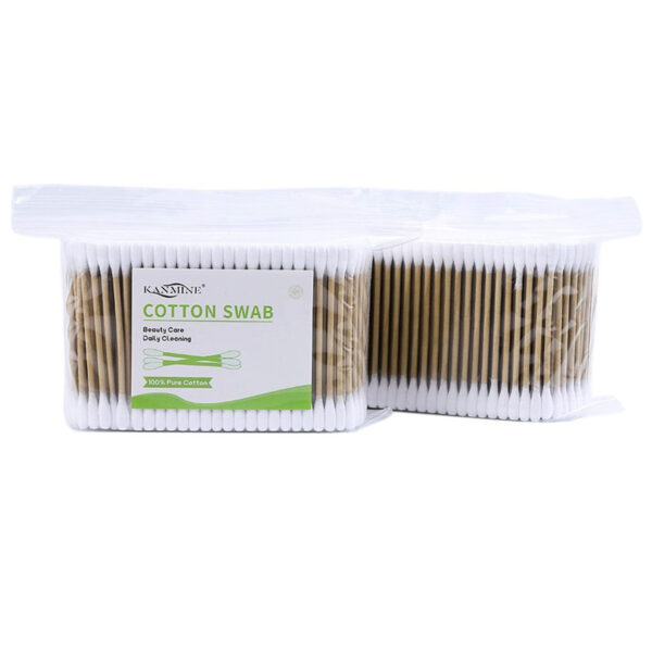 Zip Bag Brown Paper Stick Cotton Swabs (100/200/300/400 Count) - Image 16
