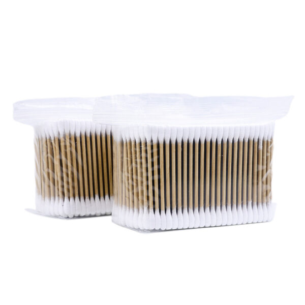Zip Bag Brown Paper Stick Cotton Swabs (100/200/300/400 Count) - Image 7