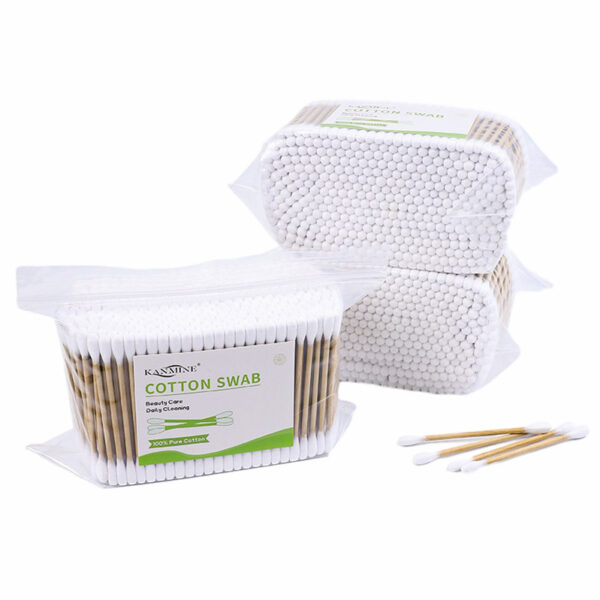 Zip Bag Brown Paper Stick Cotton Swabs (100/200/300/400 Count) - Image 8