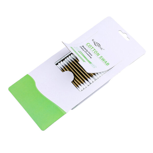 Brown Paper Stick Cotton Swabs with Blister Card Packaging (500/600 Count) - Image 12