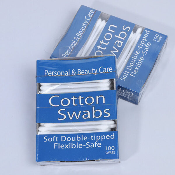 Cigarette Box Packaging Plastic Stick Cotton Swabs (100 Count) - Image 4