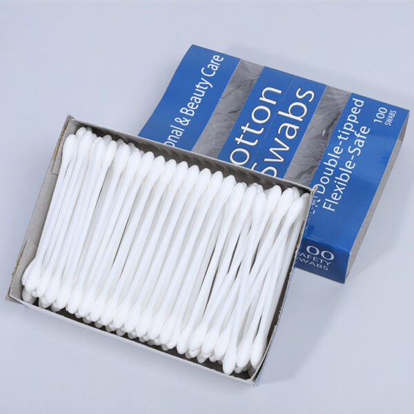 Cigarette Box Packaging Plastic Stick Cotton Swabs (100 Count) - Image 7