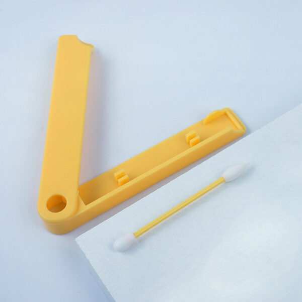 Portable 1 Piece Plastic Box Packaging Silicone Washable Ear Buds Reusable Cotton Swab - Image 7