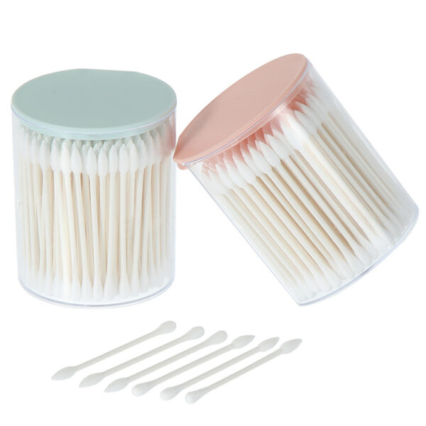 Spiral/Pointed Tip Paper Stick Cotton Swabs 200 Count in Plastic Box - Image 9