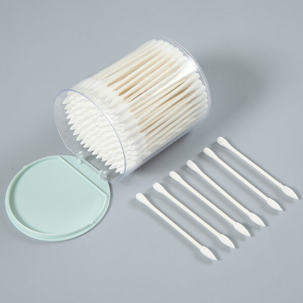 Spiral/Pointed Tip Paper Stick Cotton Swabs 200 Count in Plastic Box - Image 10