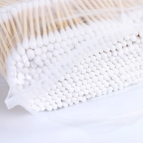 XXL Packaging 1000 Count Zip Bag Bamboo Cotton Swabs - Image 5