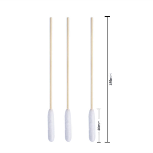 6 inch Big Cotton Tip Bamboo Stick Pet Use Cotton Swabs 50/100 Count - Image 8