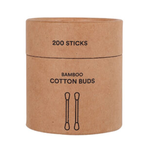 Paper Canister Packaging 200 Count Bamboo Cotton Swabs