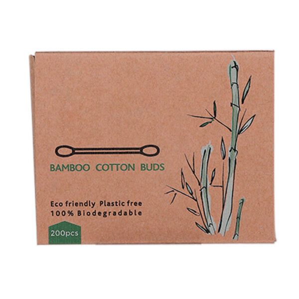 Custom Cardboard Drawer Box 200 count Bamboo Cotton Swabs - Image 3