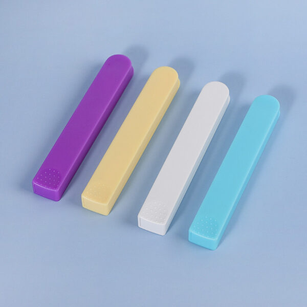Portable 1 Piece Plastic Box Packaging Silicone Washable Ear Buds Reusable Cotton Swab - Image 3