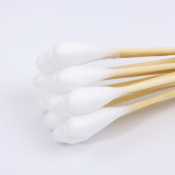 6 inch Big Tip Bamboo Stick Pet Cotton Swabs 200 Count - Image 10