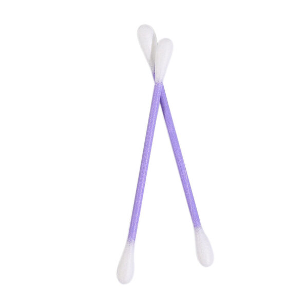 Purple Paper Stick Cotton Swabs 500 Count in Blister Card - Image 6